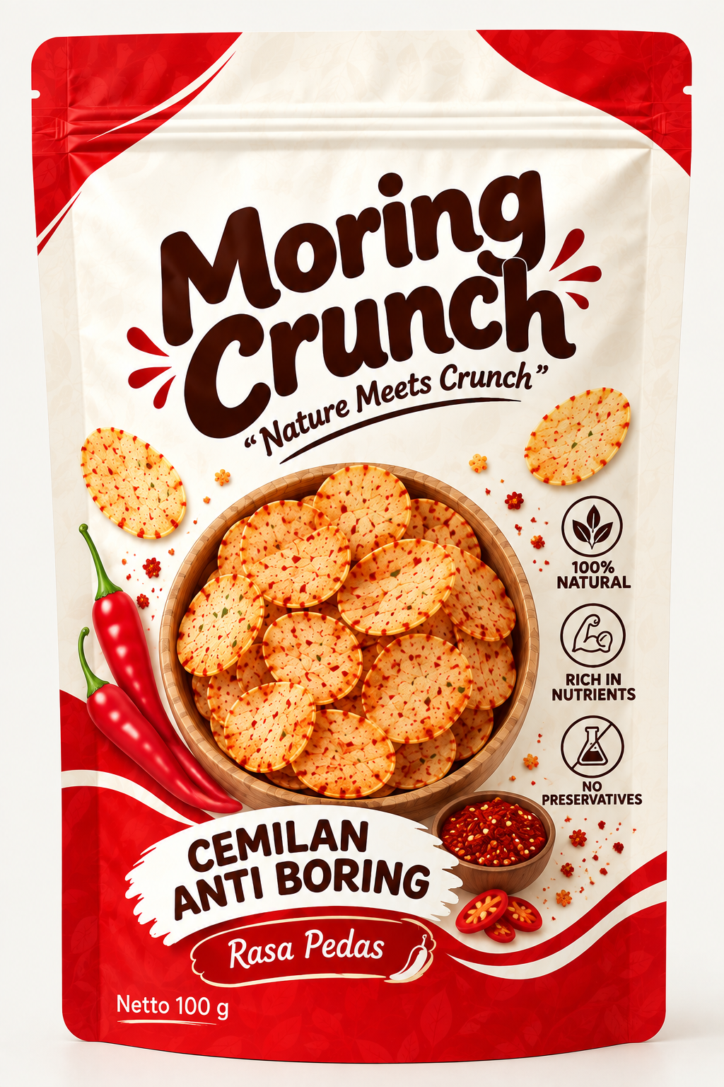 Moring Crunch Pedas